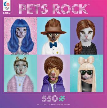 Pet Rocks 550pc Puzzle Pop Stars