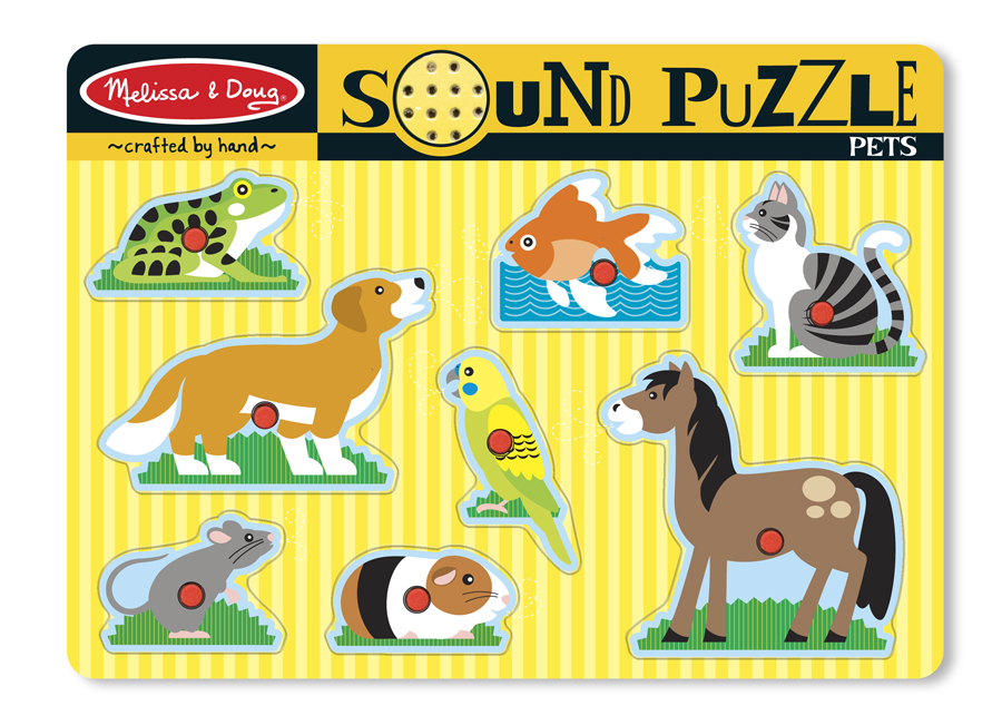 Pets Sound Wooden Puzzle