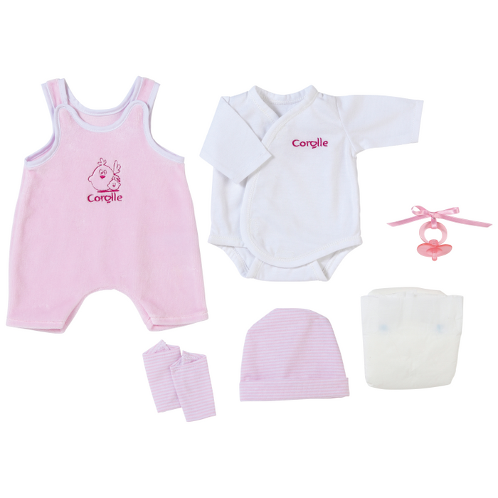 Pink Layette Set 14''