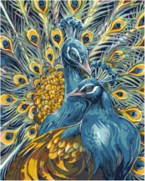 Plaid ® Paint by Number - Majestic Peacocks