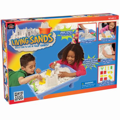 Playvisions Living Sands (Play Sand) Small Box with Tools and Tray
