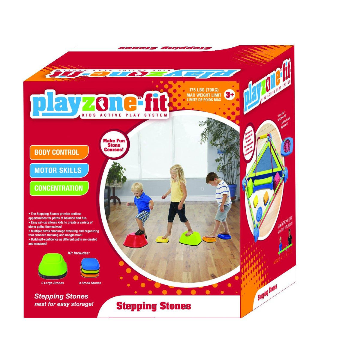 PlayzoneFit Stepping Stones 5 pc — Adventure Hobbies & Toys