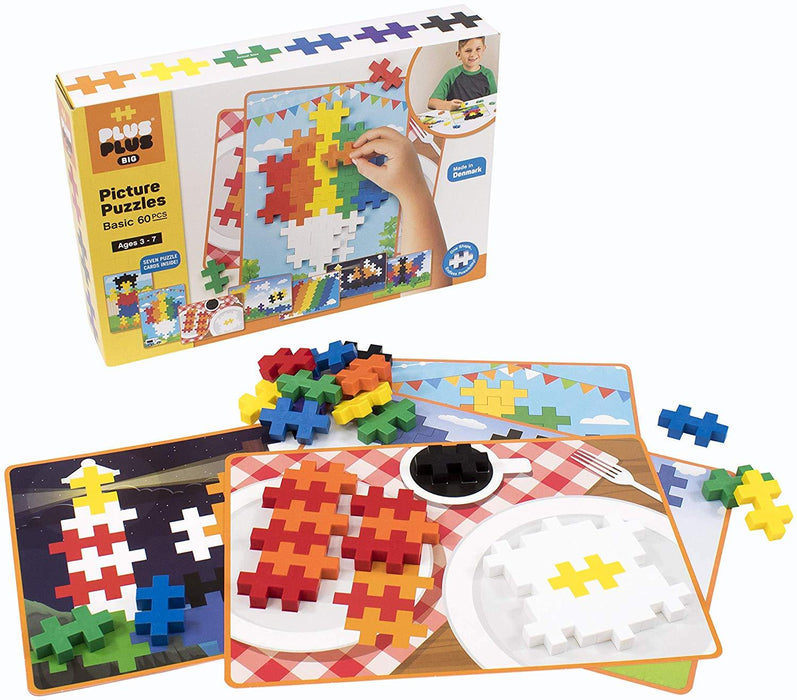 Plus-Plus - BIG Picture Puzzles - Basic Color Mix