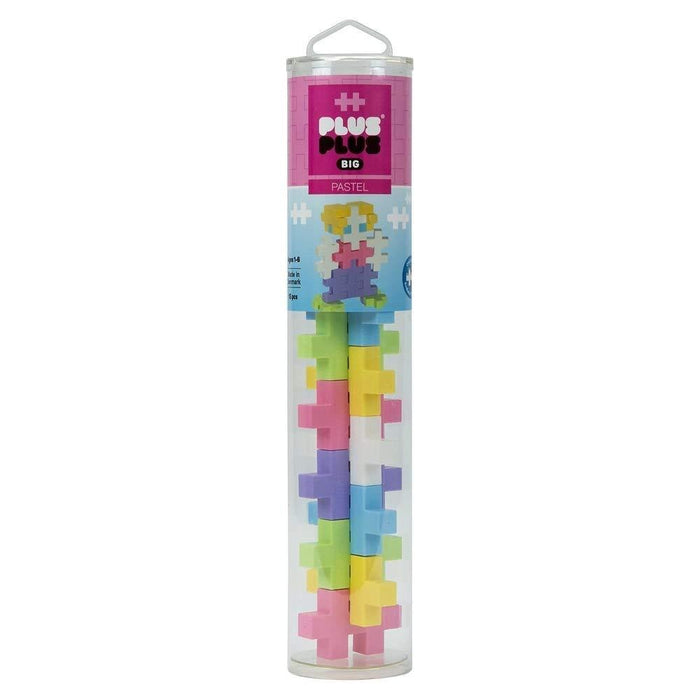 Plus-Plus Big- 15pc Tube Pastel