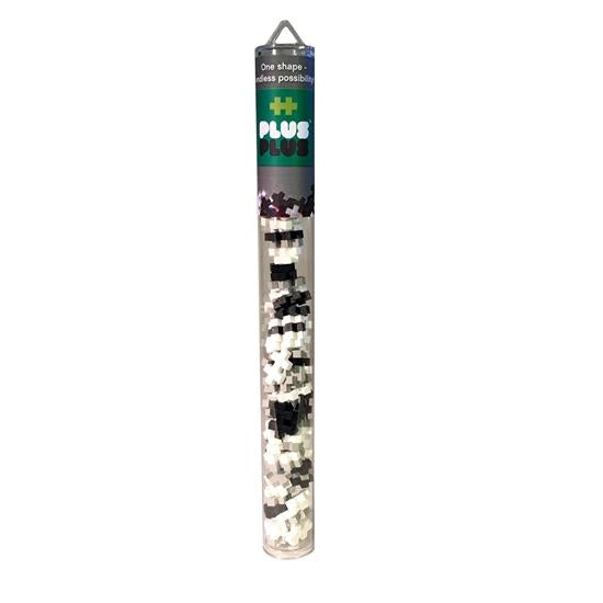 Plus-Plus Black,White & Grey 70pc Tube