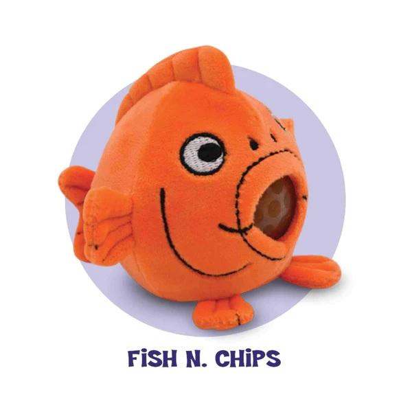 Plush Ball Jelly Fish N Chips Goldfish