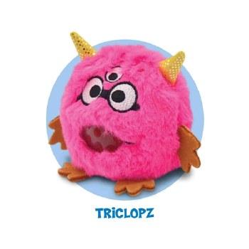 Plush Ball Jelly Triclopz Pink Monster
