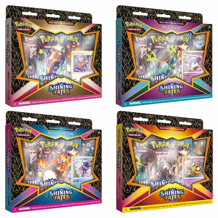 Pokemon Cards - Shining Fate with Enamel Pin