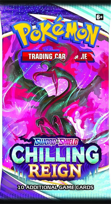 Pokémon TCG Sword & Shield Chilling Reign Booster Pack (10 cards)