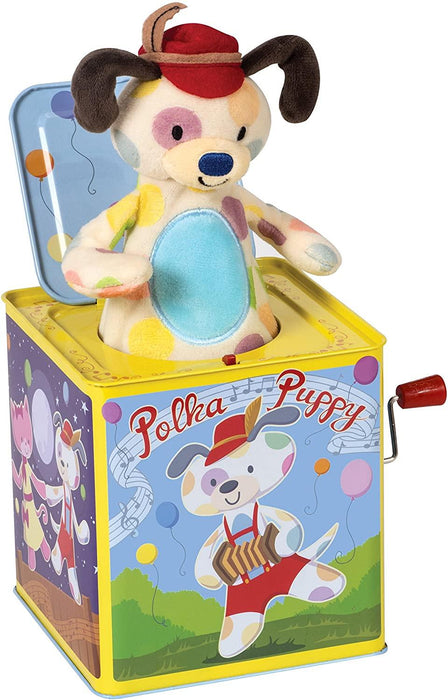 Polka Puppy Jack In the Box