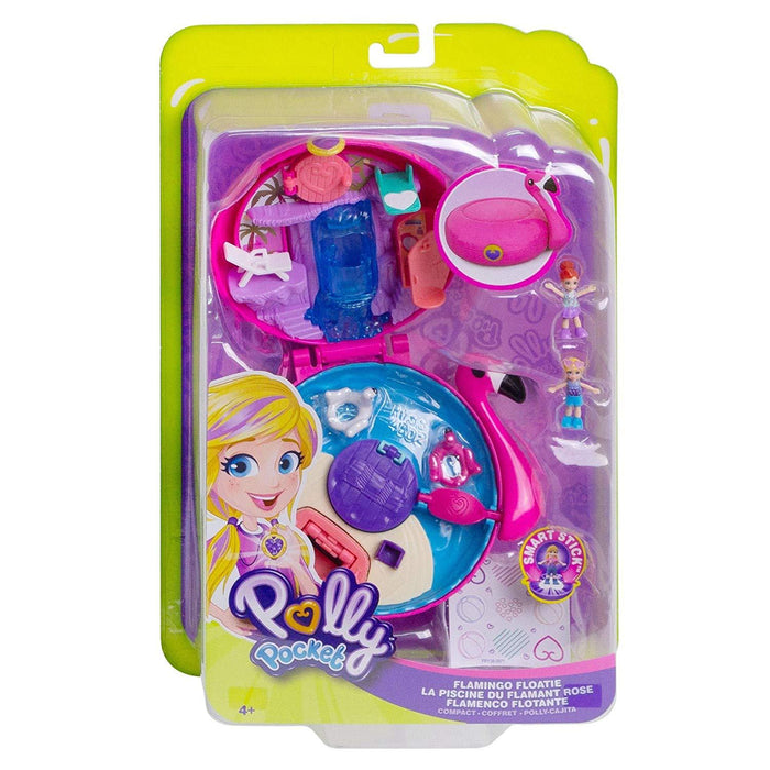 Polly Pocket Big Pocket Flamingo Floatie Compact Multicolor