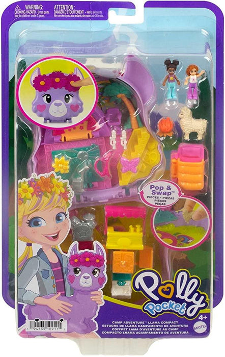 Polly Pocket Camp Adventure Llama Compact