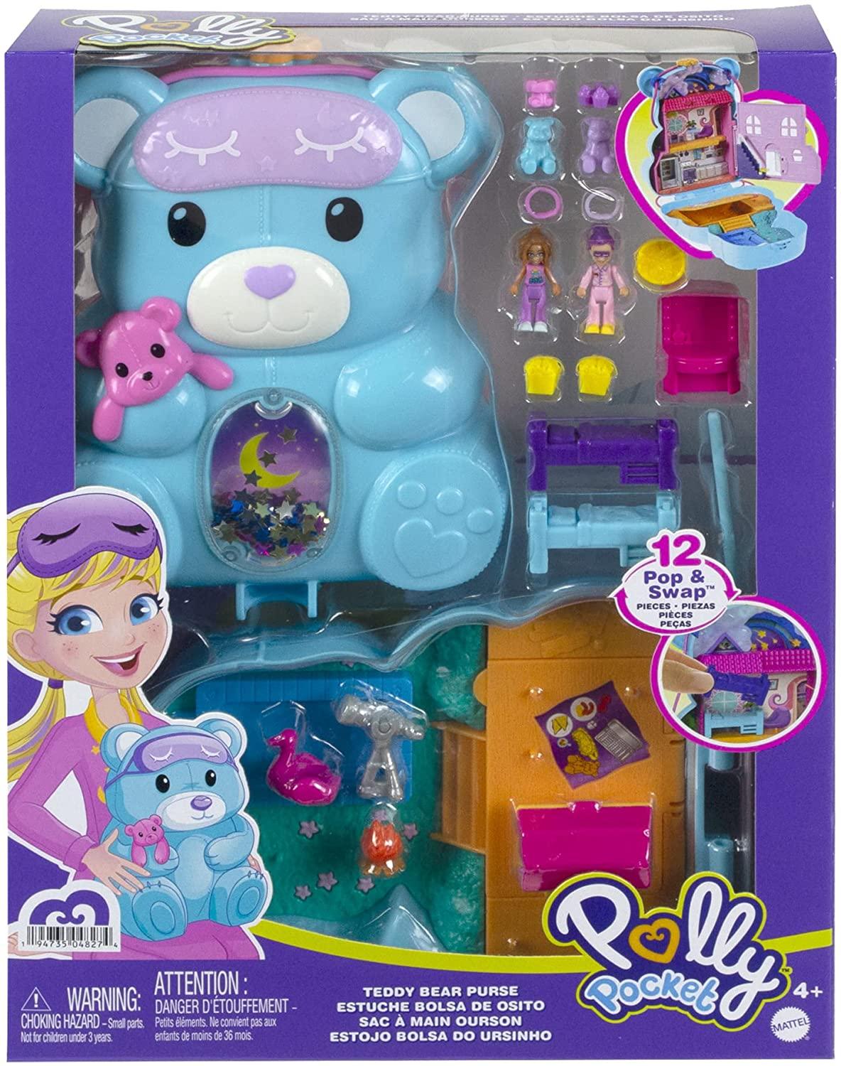 Polly Pocket Teddy Bear Purse Compact — Adventure Hobbies & Toys