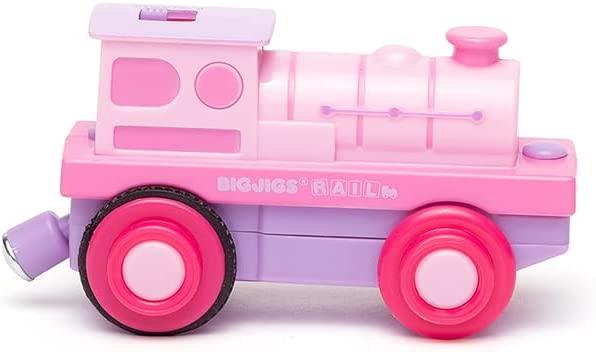 Powerful Pink Loco Battery Train