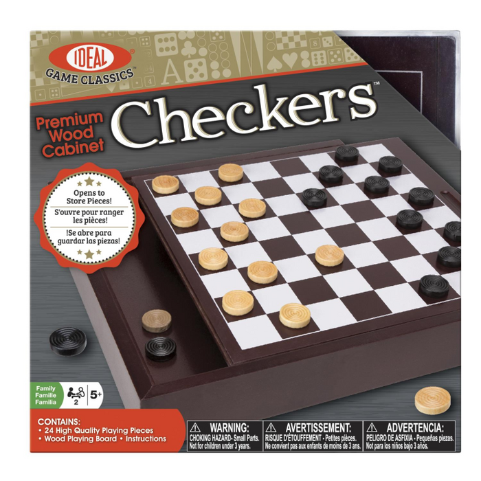 Premium Wood Cabinet Checkers