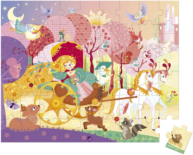 Princess Carriage Puzzle 54PCS