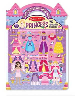 Puffy Sticker Playset – Princess