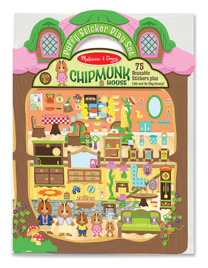 Puffy Stickers - Chipmunk House