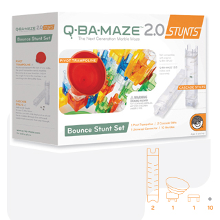 Q-BA-MAZE 2.0 Bounce Stunt Set