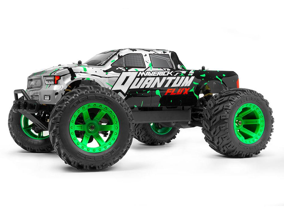 Quantum MT /10 4WD 3S Green BrushlessTruck RTR (Needs Battery and Charger)
