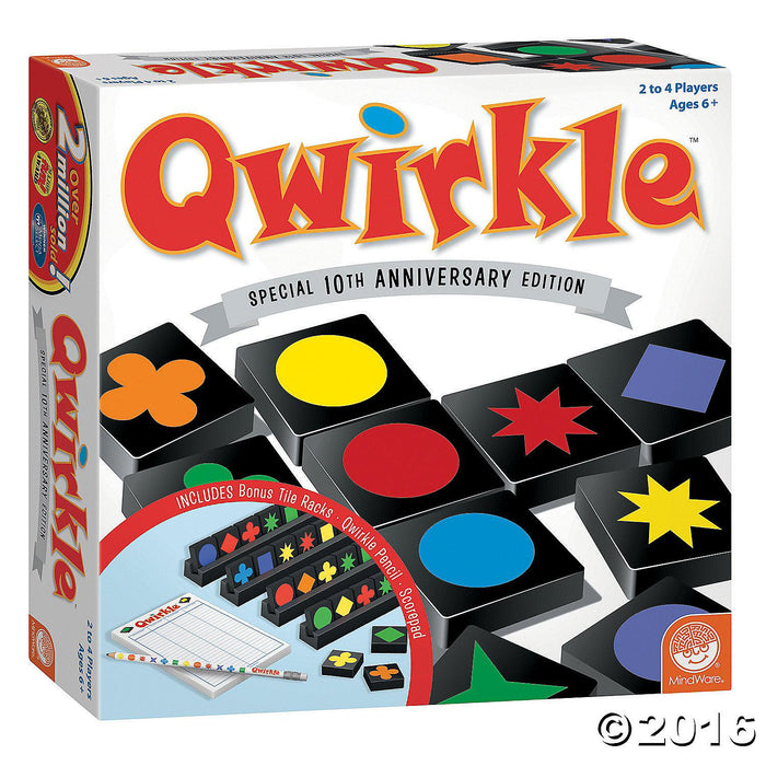 Qwirkle: 10th Anniversary Edition Game