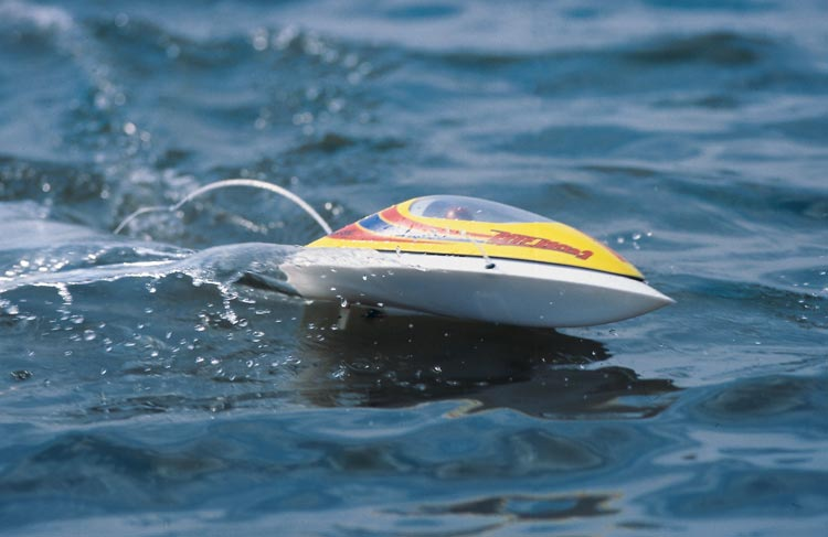 REEF RACER 2 RTR BOAT Yellow A4 Channel — Adventure Hobbies & Toys