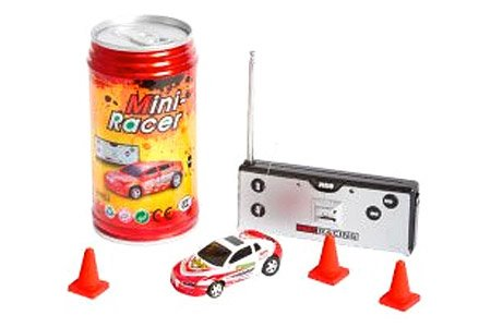 Radio Controlled Mini Racer Car in a Can