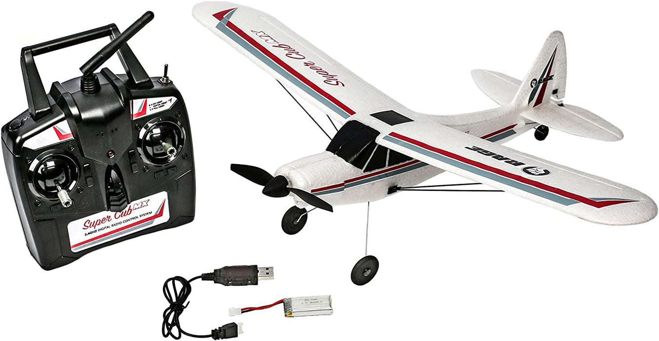 Rage RC RGRA1110 Super Cub MX Micro Ep 3-Channel Ready to Fly Radio Control Airplane