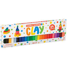 Rainbow Clay Assorted Colors in Package of 24