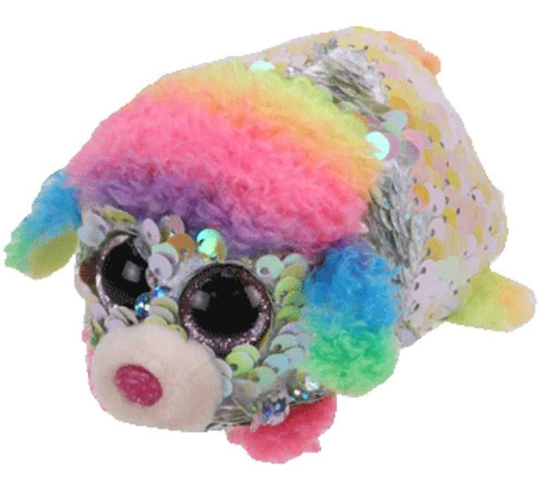 Rainbow Sequin Poodle Teeny Ty