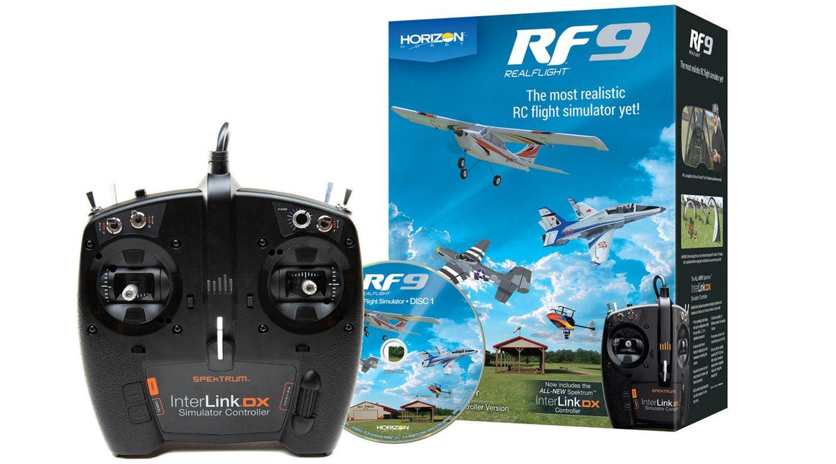 Real Flight RF9 Flight Simulator with Spektrum Controller — Adventure ...