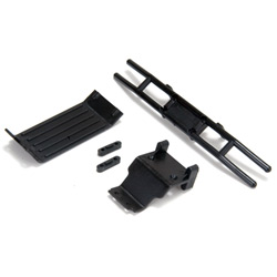 Rear Bumper Assembly & Skid Plate: HRL