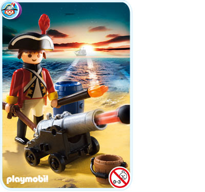 Redcoat Guard with Cannon