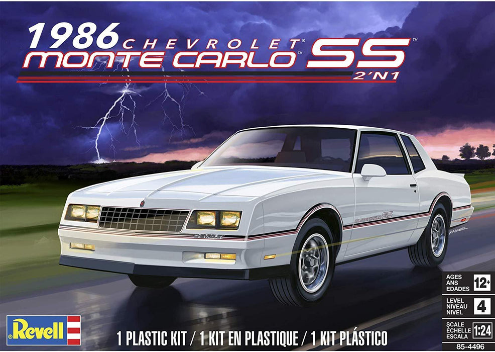 Revell 1986 Chevrolet Monte Carlo 1: 24 Plastic Model Kit by Revell