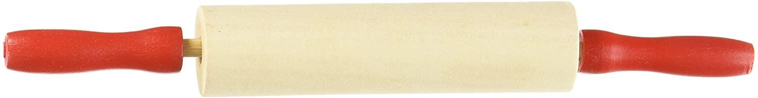 Rhode Island Novelty Rolling Pin (Pack of 3), 7.5 Inch, Brown
