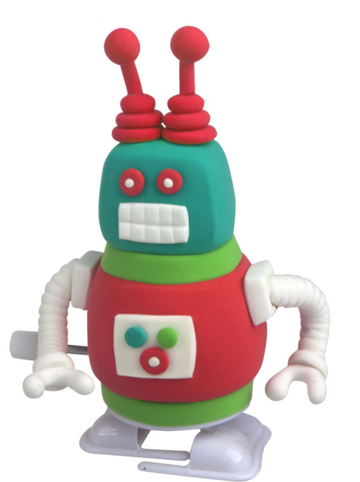 Robot SuperDough Teal/Red