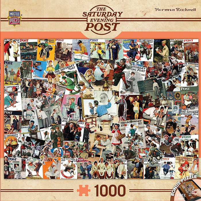 Rockwell Collage 1000pc Puzzle