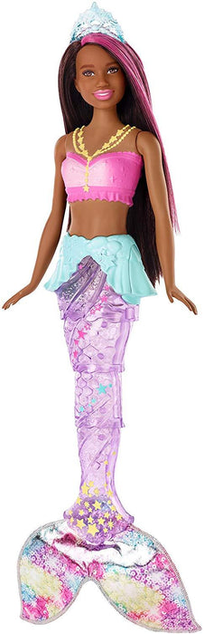 Roll over image to zoom in Barbie Dreamtopia Sparkle Lights Mermaid, Brunette