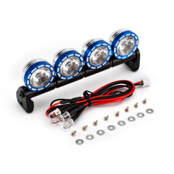 Rooftop LED Metal Spotlite Set (4), Blue