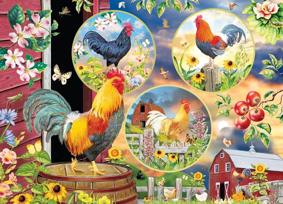 Rooster Magic 500pc Puzzle