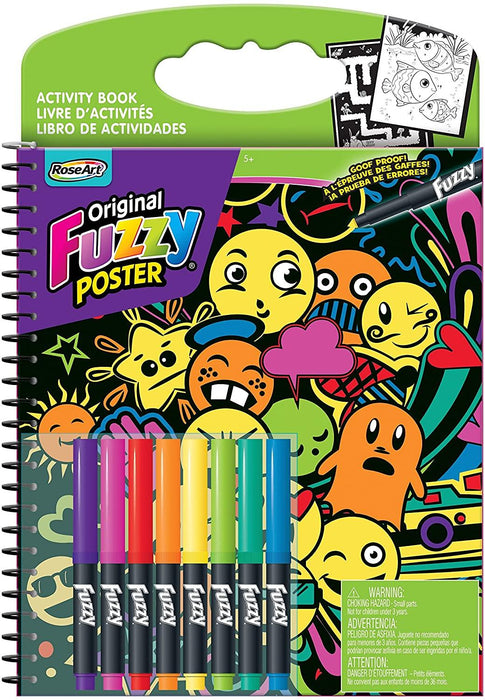 RoseArt Original Fuzzy Poster Activity Book
