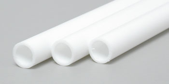 Round Tubing 1/4" (3) Styrene