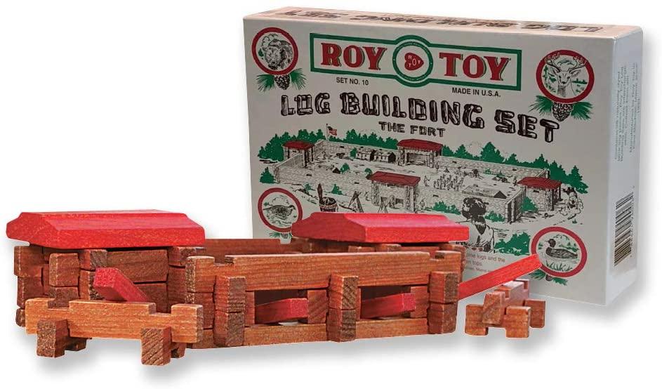 Roy Toy Log Building Set NO. 10- The Fort