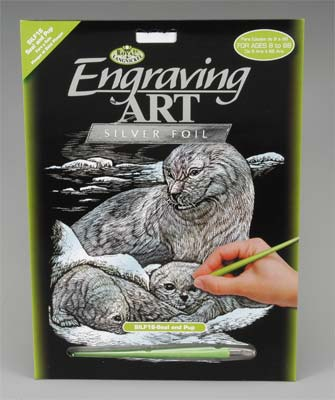SILF16 Silver Foil Seal/Pup