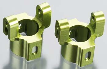 STA80012G Aluminum Prec Hub Carriers AX10/SCX10 Green