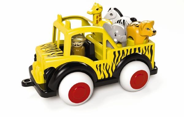 Safari Jeep with Animals and figures