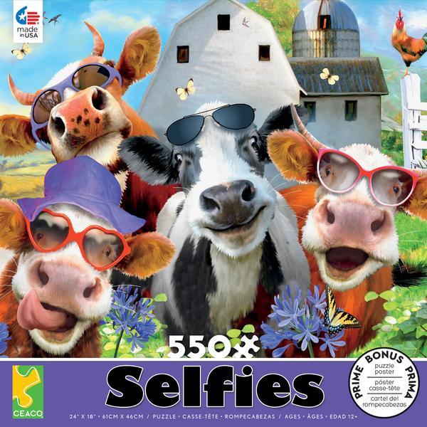 Selfies Cows 550pc Puzzle