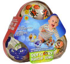 Sensory Light Up Balls 3pk