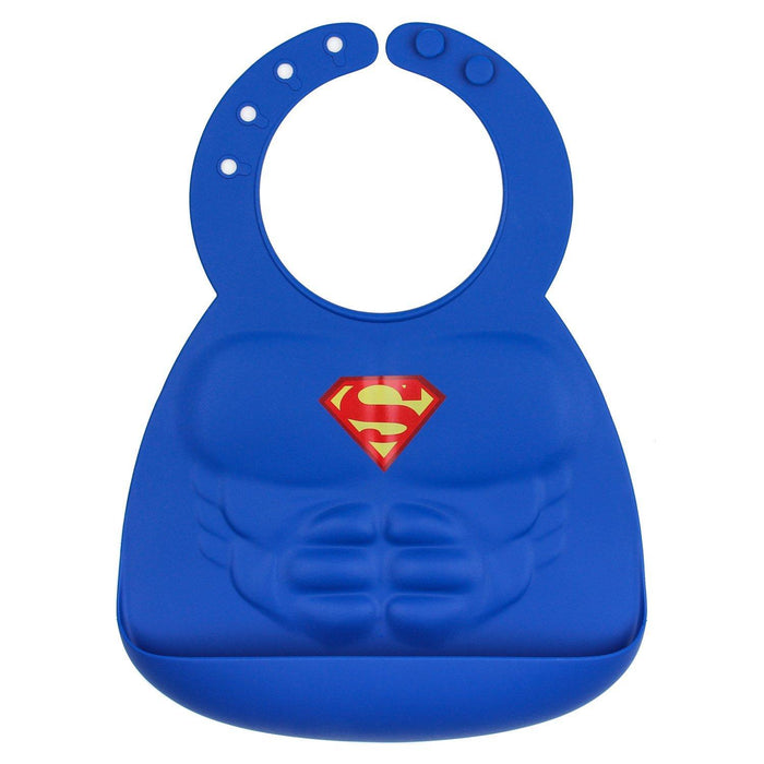 Silicone Molded Bib Superman
