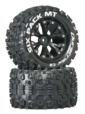 SixPack MT 2.8 2WD Mounted Rear Black